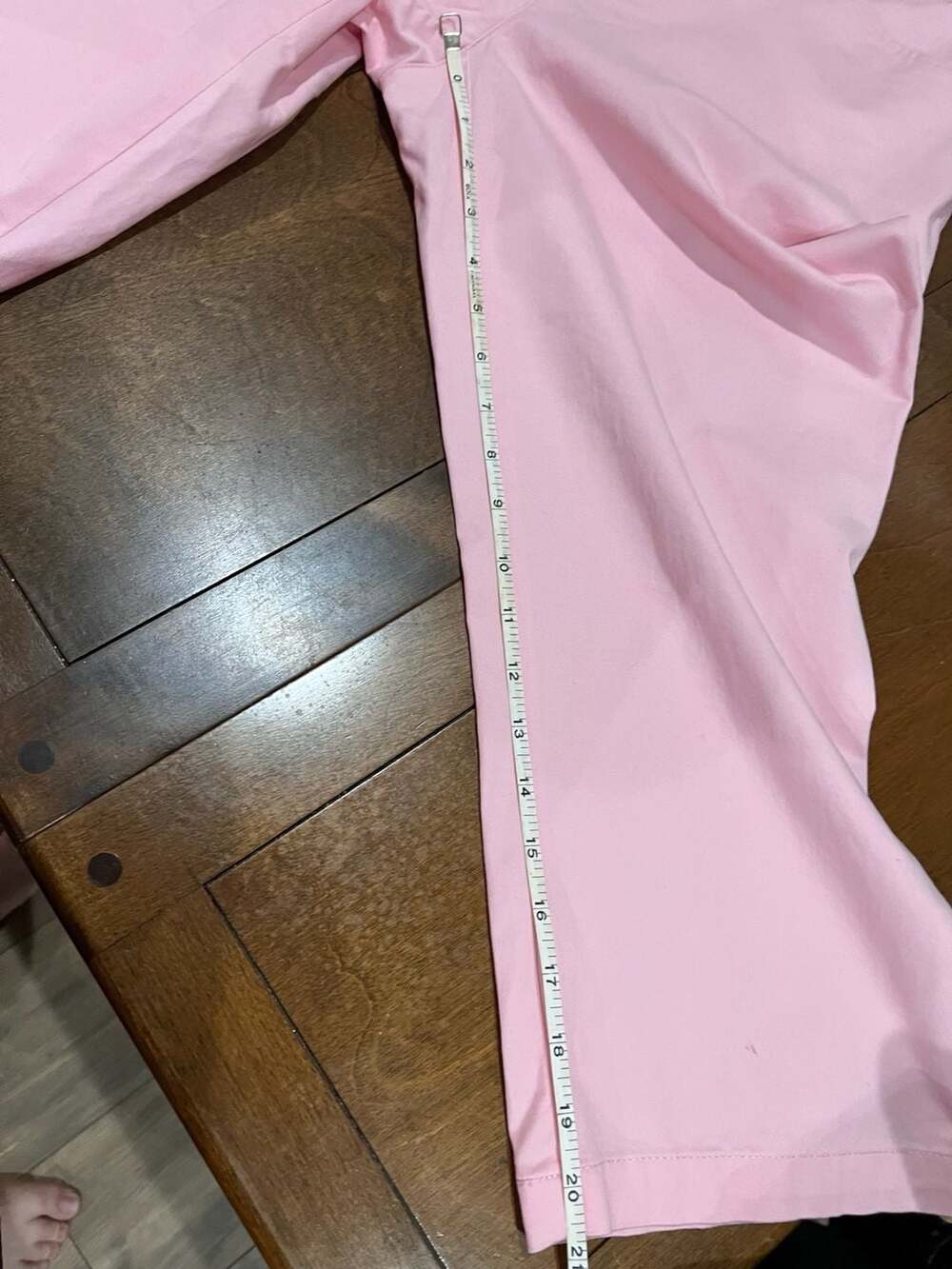 Croft & Barrow Classic Fit Capri Pants Size 8 Pink Stretch Cotton - Picture 6 of 6